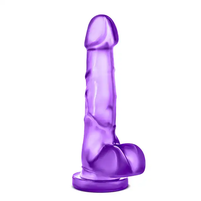 B Yours - Sweet N Hard 4 Purple. Realistyczne żelowe dildo w kolorze fioletowym