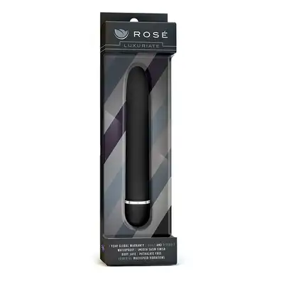 Rose - Luxuriate Black - klasyczny czarny wibrator z wieloma wibracjami