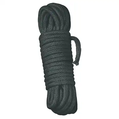 Shibari Bondage - Bondage Rope 3m Black - czarna, wytrzymała lina. 3m