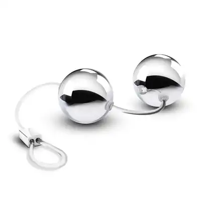 B Yours - Bonne Beads Silver. Srebrne kuleczki do ćwiczenia mięśni kegla 