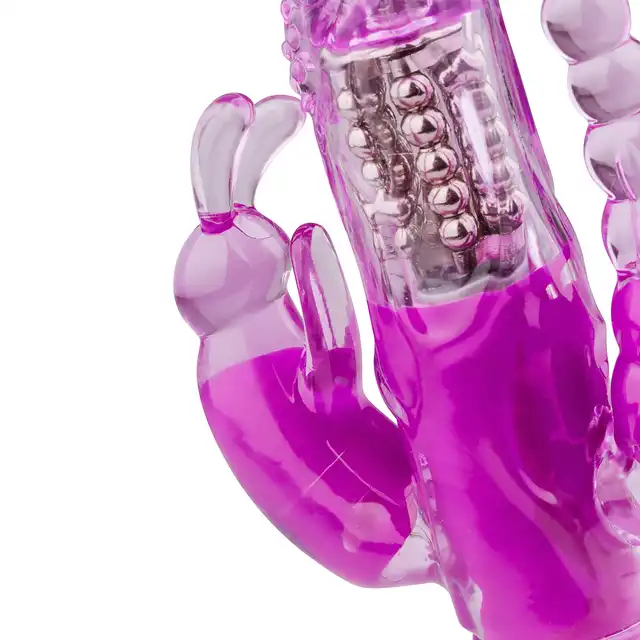 Easy Toys - Raving Rabbit Vibrator. Potrójny wibrator waginalno-analny z rotującymi kuleczkami. G-spot. 2 silniki. 12 programów. Fantastyczny.