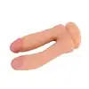 Kiotos Cox - Flesh 030. Dildo do podwójnej penetracji 19 cm
