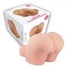 Sex Therapy - Large Flesh Double Hole - duży, realistyczny masturbator dla mężczyzn z cyberskóry z podwójnym otworem