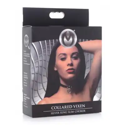 Master Series PRO - Collared Vixen Collar With Ring.  Profesjonalna obroża z ringiem.