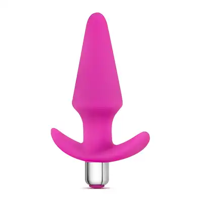 Luxe - Discover Fuschia. Różowy silikonowy korek wibrujący