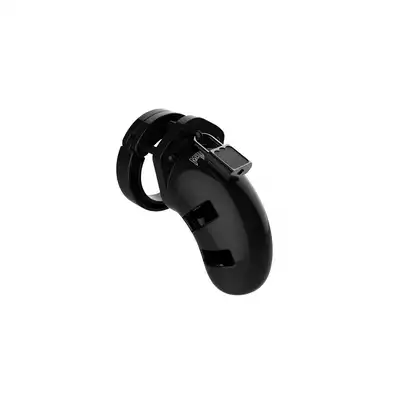 ManCage 01 -  Chastity Cage - Black. Profesjonalny męski pas cnoty. Rozmiar 90mm. Bestseller.