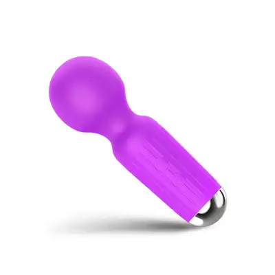 Stymulator-Rechargeable Mini Masager USB 20 Functions - Purple