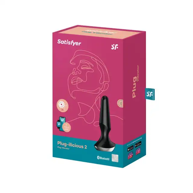 Satisfyer - Plug Ilicious 2. Wibrujący korek analny na aplikację 