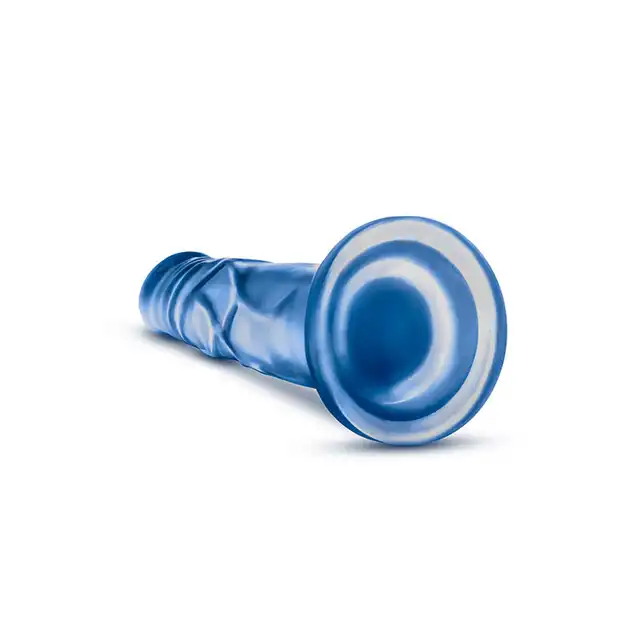 Glow Dicks - Kandi Blue. Realistyczne dildo świecące w ciemności! 19 cm przyjemności