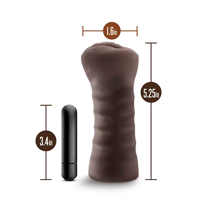 Hot Chocolate - Alexis - miękki masturbator w kształcie pochwy
