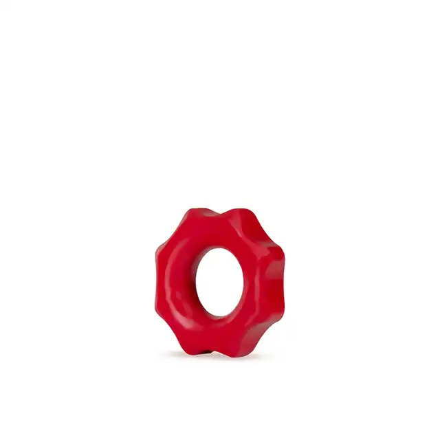  Stay Hard - Stay Hard Nuts Red. 2 czerwone ringi erekcyjne. Super elastyczne 