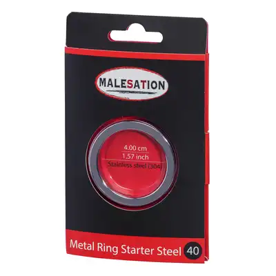 MALESATION Metal Ring Starter Steel 40