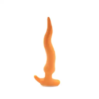 Goldplay - Wave S. Złota falista wtyczka analna . 21 cm długości. 
