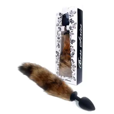 Plug-Fox TAIL Silikon- Brown XXL
