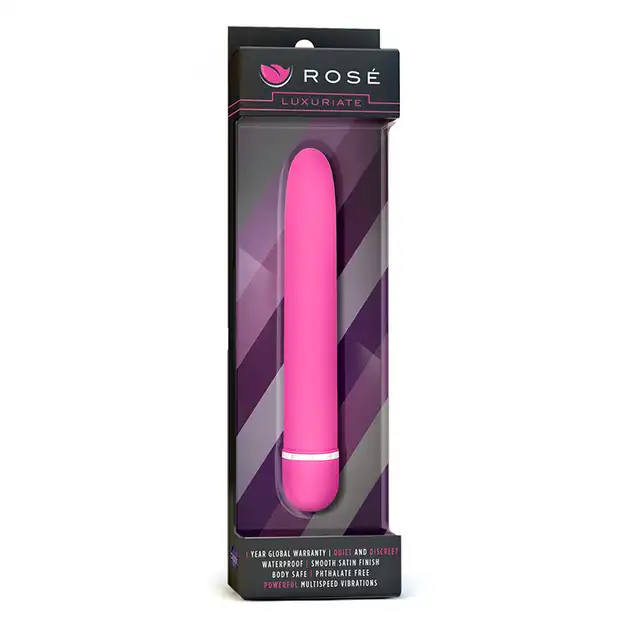 Rose - Luxuriate Pink - klasyczny różowy wibrator z wieloma wibracjami