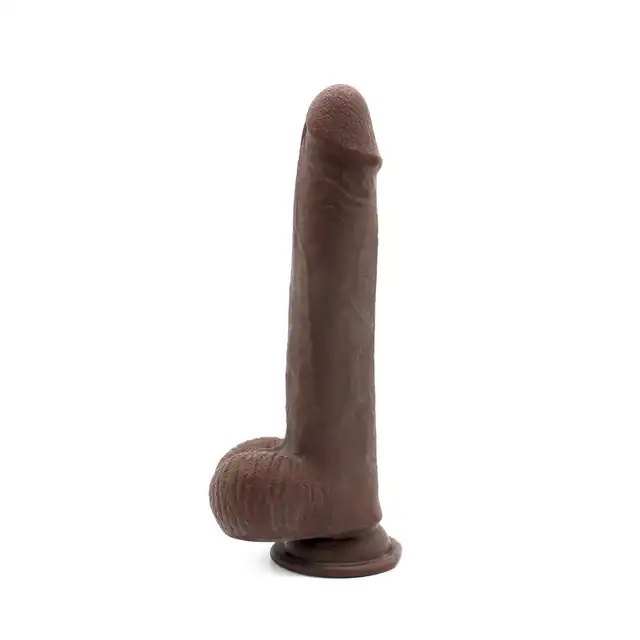 Kiotos - Cox Sliding Skin 02-Black - niesamowite dildo o podwójnym, ślizgającym się materiale!