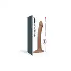 Strap-On-Me - Semi-Realistic Dildo Caramel - giętkie dildo o pięknym karmelowym kolorze