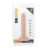 Dr.Skin - 5 Inch Mini Cock. Realistyczne dildo niewielkich rozmiarów, 14,6 cm długości. Mocna przyssawka