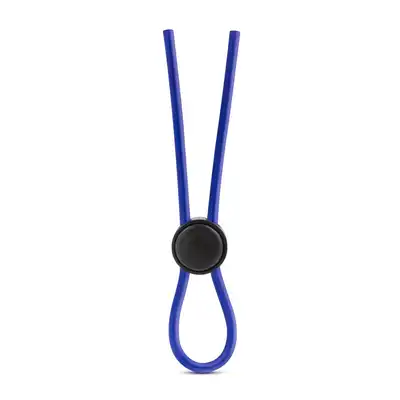 Stay Hard - Loop Cock Blue. Silikonowy ring erekcyjny w formie lasso
