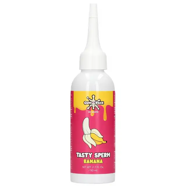 Cumface- Tasty Sperm Banana 80 ml. Smakowa sztuczna sperma do gry!