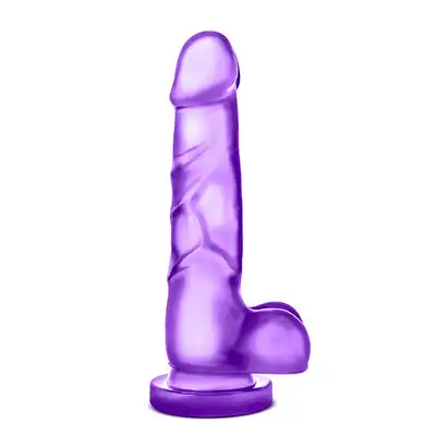 B Yours - Sweet N Hard 4 Purple. Realistyczne żelowe dildo w kolorze fioletowym