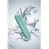 Gaia - Eco Bullet Aqua. Biodegradowalny mini wibrator w uroczym kolorze! 6,5 cm x 1,8 cm