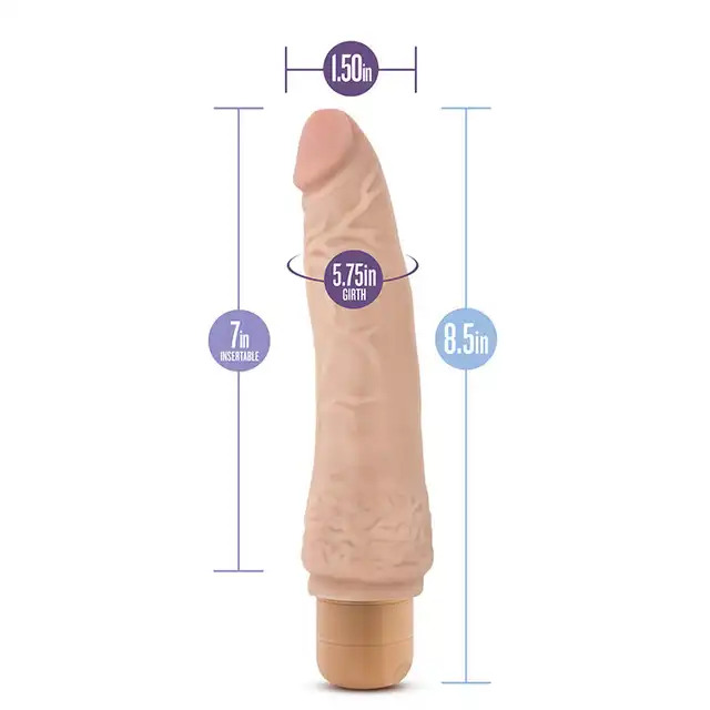 Dr. Skin - Cock Vibe 7 - 18,5 cm wibrator o żylastej strukturze i niesamowitych wibracjach!