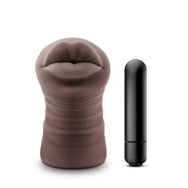 Hot Chocolate - Renee - realistyczny masturbator usta w kolorze czekolady