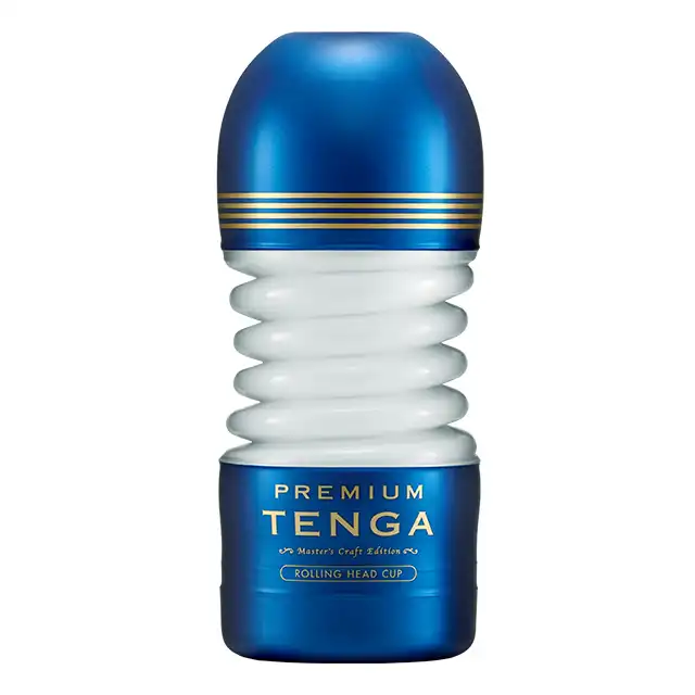 Tenga - Premium Rolling Head Cup. Masturbator z elastycznym opakowaniem
