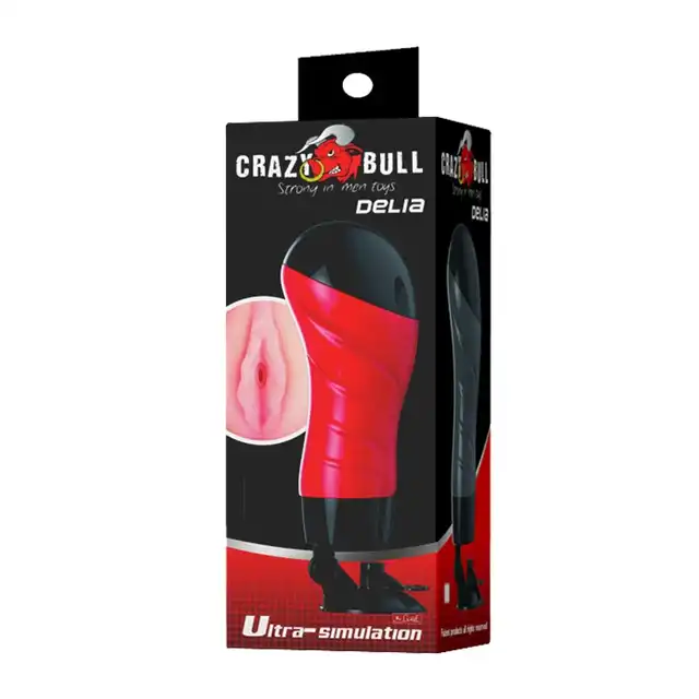 Crazy Bull - Delia Anus. Masturbator w kształcie anusa z mocną przyssawką