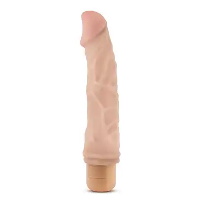 Dr. Skin - Vibe 6 Flesh - 21,5 cm wibrator o żylastej strukturze z niesamowitymi wibracjami!