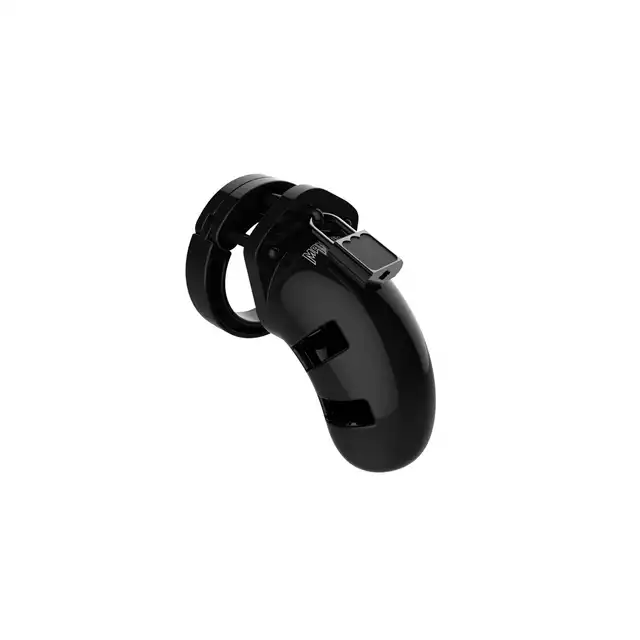 ManCage 01 -  Chastity Cage - Black. Profesjonalny męski pas cnoty. Rozmiar 90mm. Bestseller.