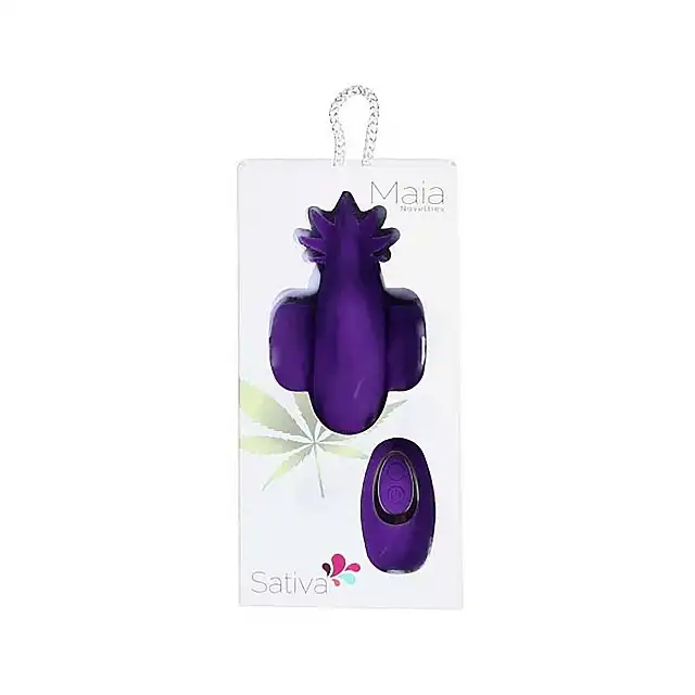 Maia - Sativa Purple USB. Magnetyczne skrzydełka. Inspirowany liśćmi konopii. 