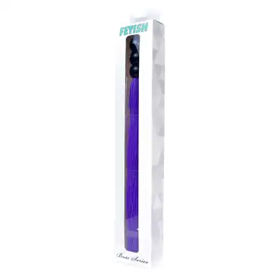 Silicone Whip Purple 10" - Fetish Boss Series