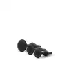 Luxe - Beginner Kit Black. Zestaw treningowy silikonowych plugów analnych 