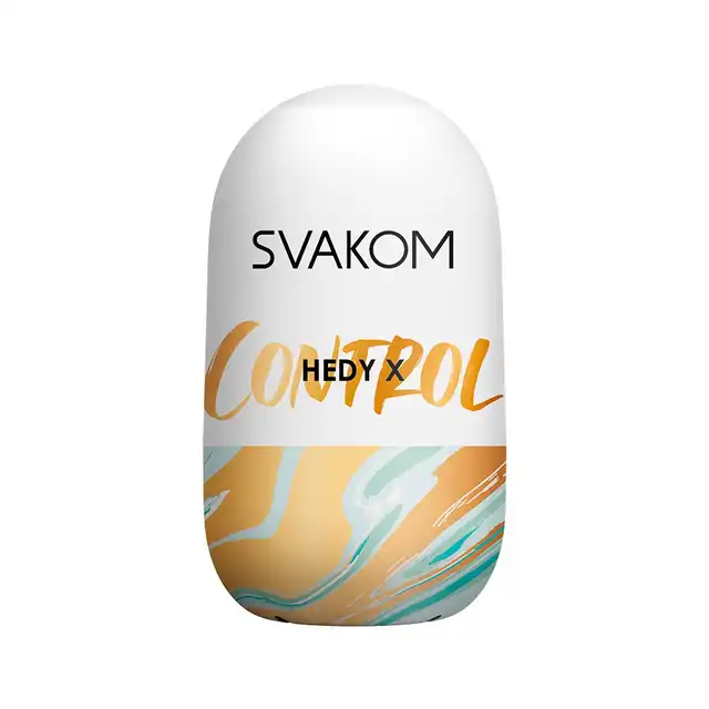  Svakom - Hedy X Control. Masturbator w formie jajeczka. Teksturowane wnętrze