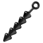 Master Series Pro - Spades XL Anal Beads. Duże kule analne, 5 stopniowe, rozmiar XL.