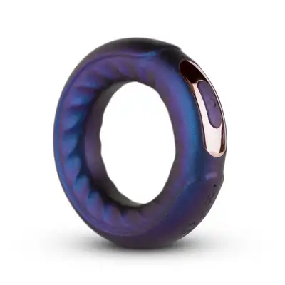 Hueman - Saturn Vibrating Cock/Ball Ring. Ultra-Nowoczesny ring na penisa lub jądra. USB