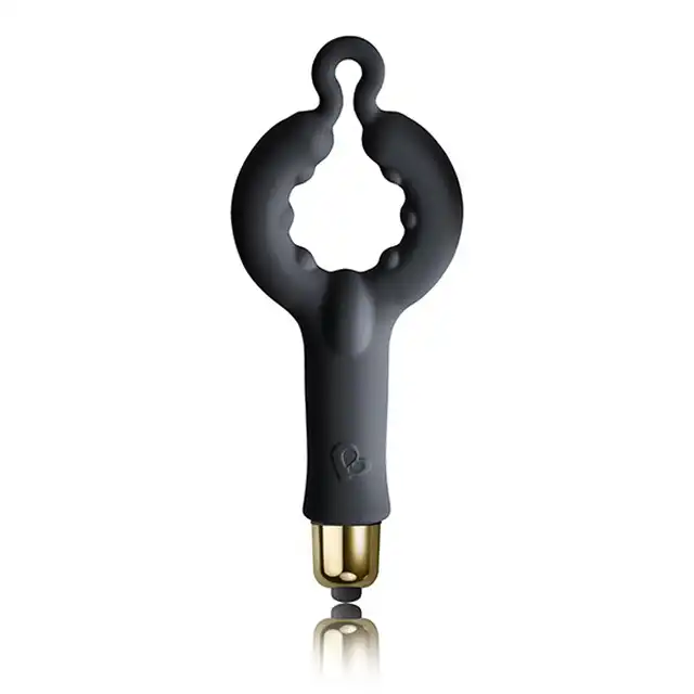 Be Mine - Black Silhouette Set - fantastyczny zestaw - wibrator, ring oraz korek analny