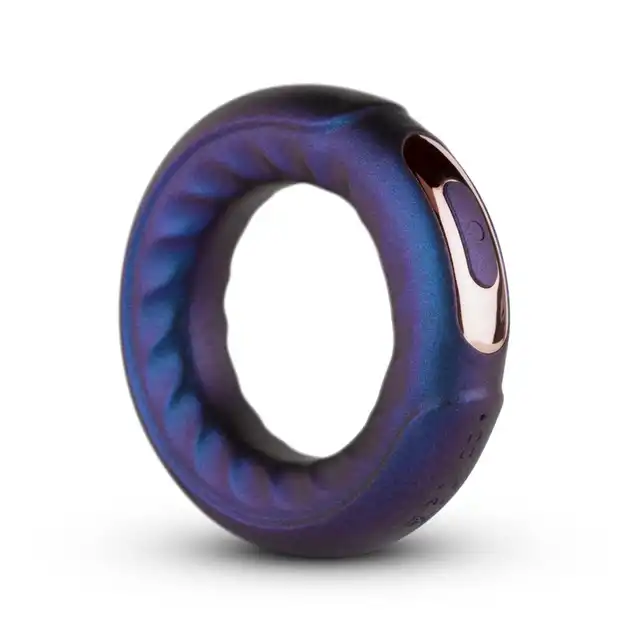 Hueman - Saturn Vibrating Cock/Ball Ring. Ultra-Nowoczesny ring na penisa lub jądra. USB