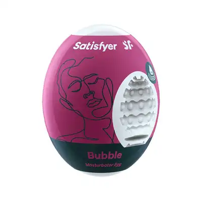 Satisfyer - Bubble Mini Egg. Dyskretnie kompaktowy masturbator w formie jajeczka