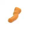 Goldplay - Cock M. Złote silikonowe elastyczne dildo z przyssawką 