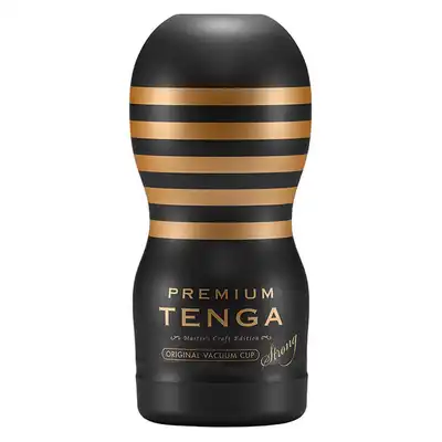 Tenga - Premium Vacuum Cup Strong. Masturbator dla mężczyzn. Jeszcze więcej przyjemności