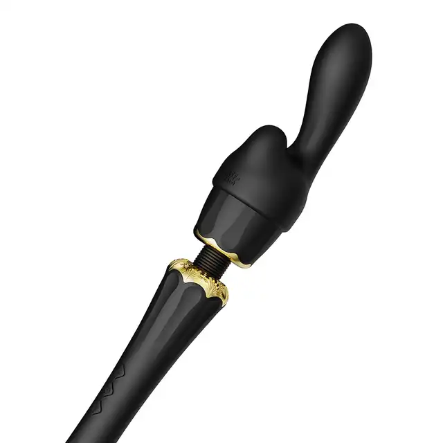 Zalo - Kyro Wand Black. Różdżka z potężnymi wibracjami. Inspirowana Egiptem