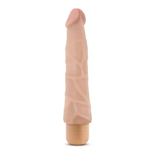 Dr.Skin -Cock Vibe 1 Flesh. Realistyczny wibrator z miękkiego materiału 19,5 cm
