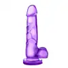 B Yours - Sweet N Hard 4 Purple. Realistyczne żelowe dildo w kolorze fioletowym