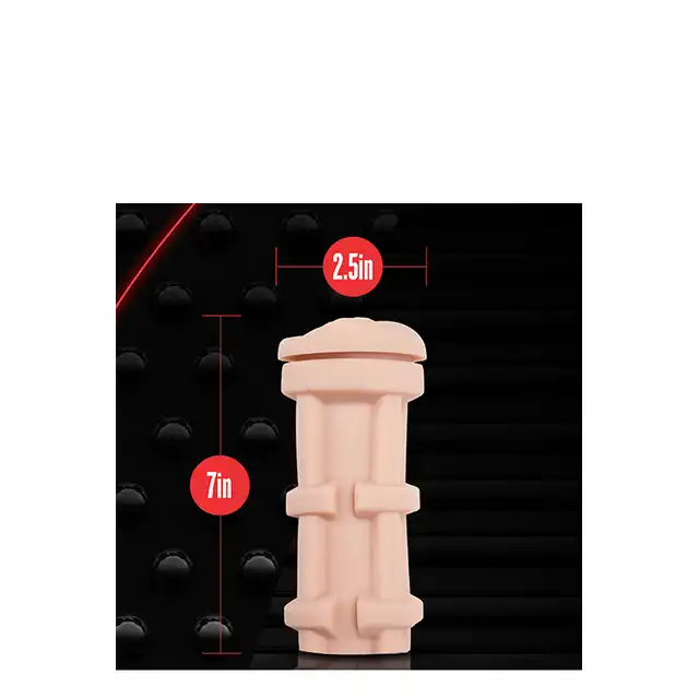 M For Men - Ridges &amp; Orbs. Realistyczna wagina z super teksturowanym wnętrzem