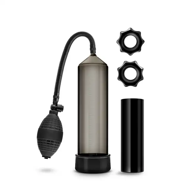 Quickie Kit - Thick Cock Black - czarna pompka do penisa