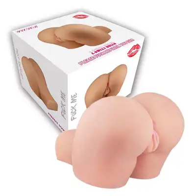 Sex Therapy - Large Flesh Double Hole - duży, realistyczny masturbator dla mężczyzn z cyberskóry z podwójnym otworem