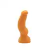 Goldplay - Cock M. Złote silikonowe elastyczne dildo z przyssawką 